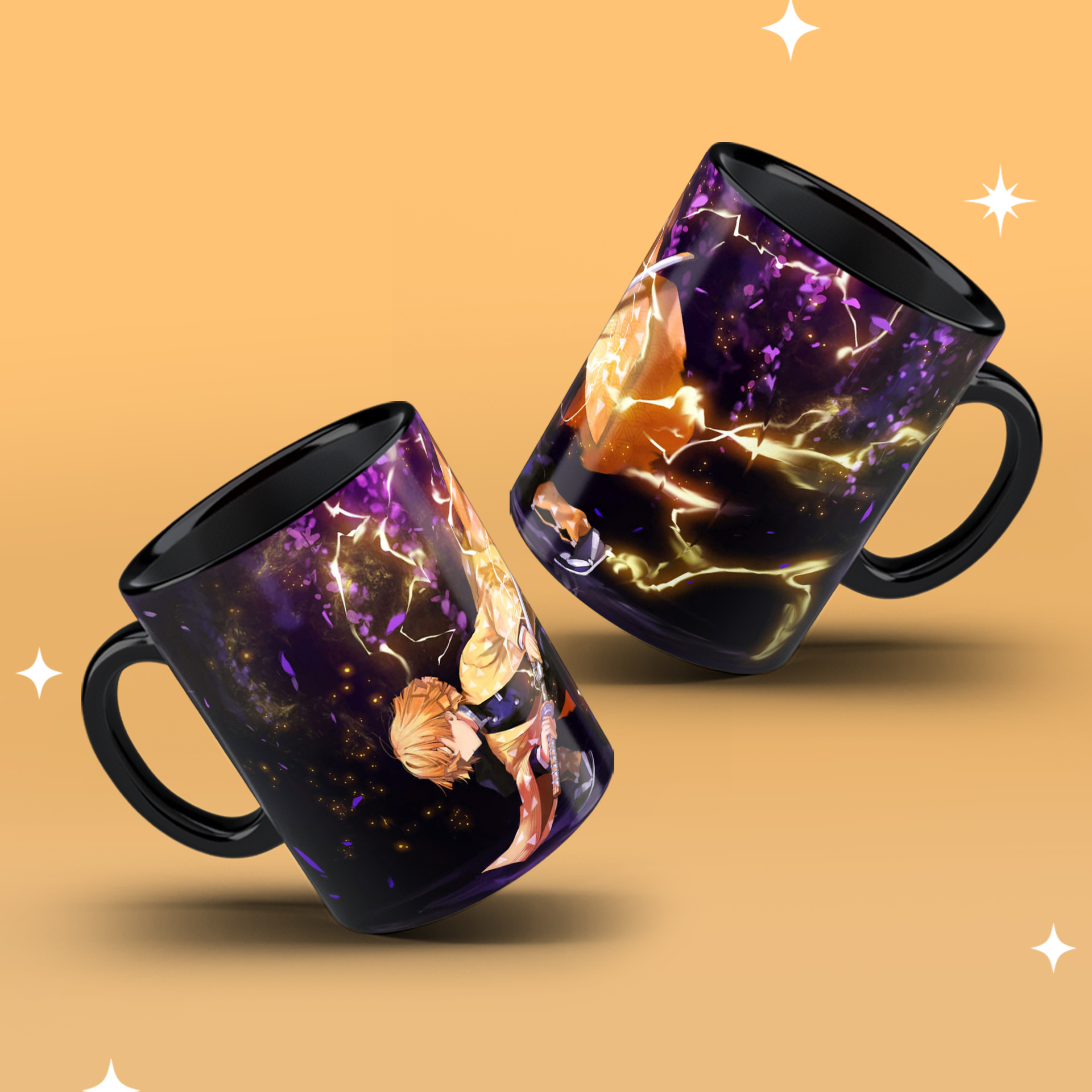 caneca Demon slayer Zenitsu Agatsuma