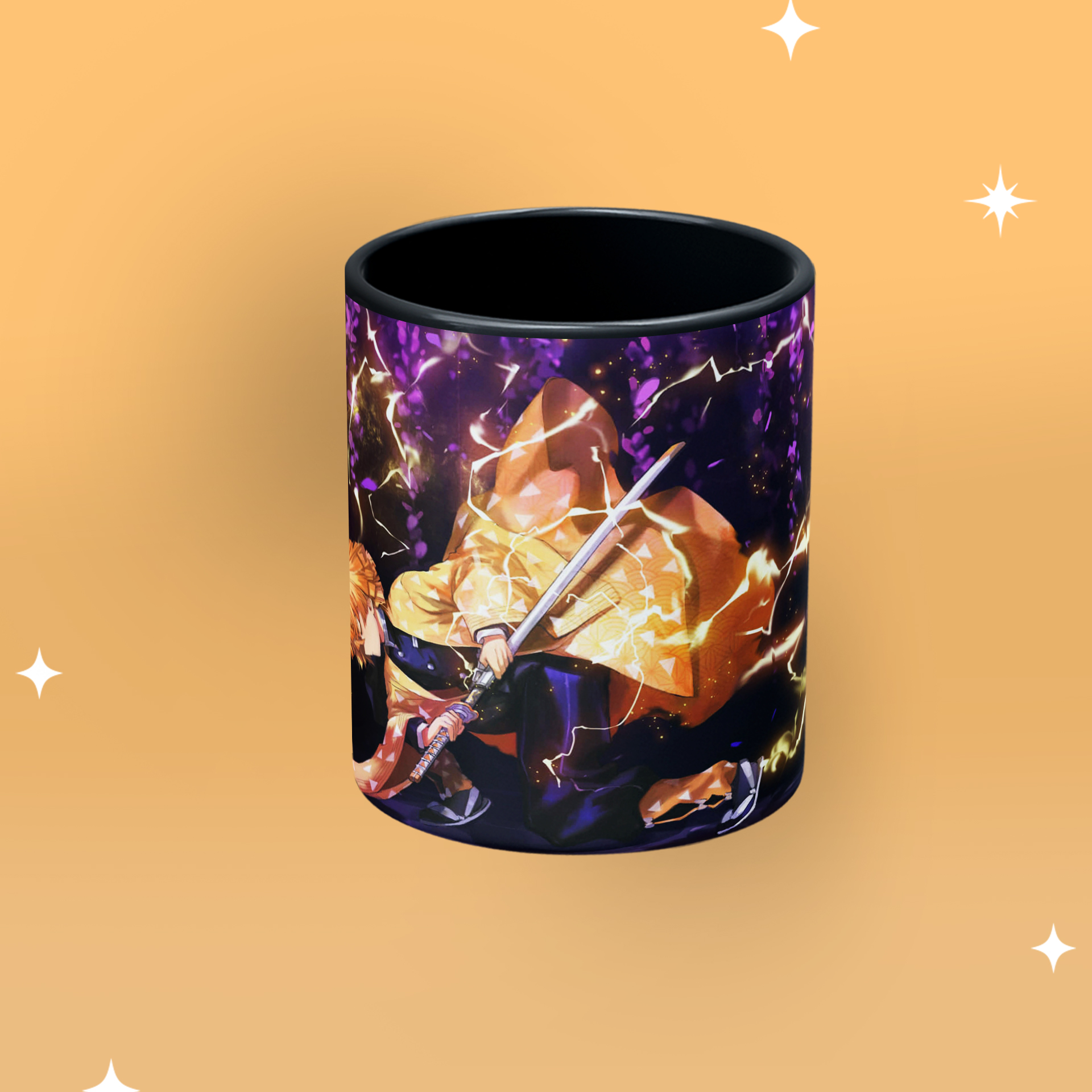 caneca Demon slayer Zenitsu Agatsuma - Imagem 3