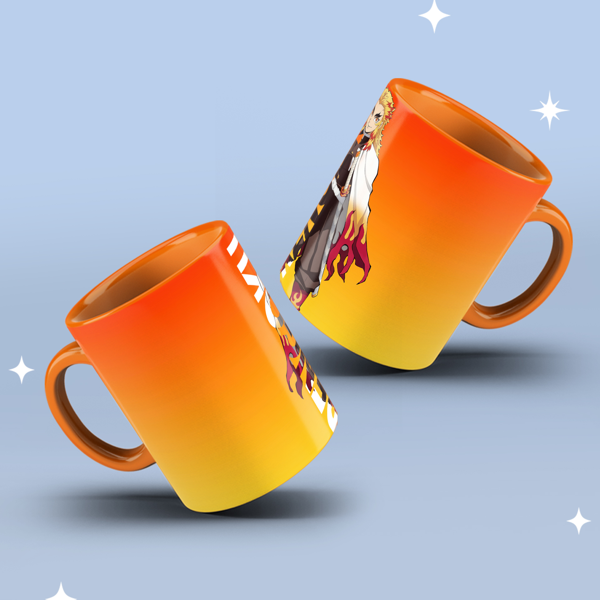 caneca Demon slayer Hashira Kyōjurō Rengoku