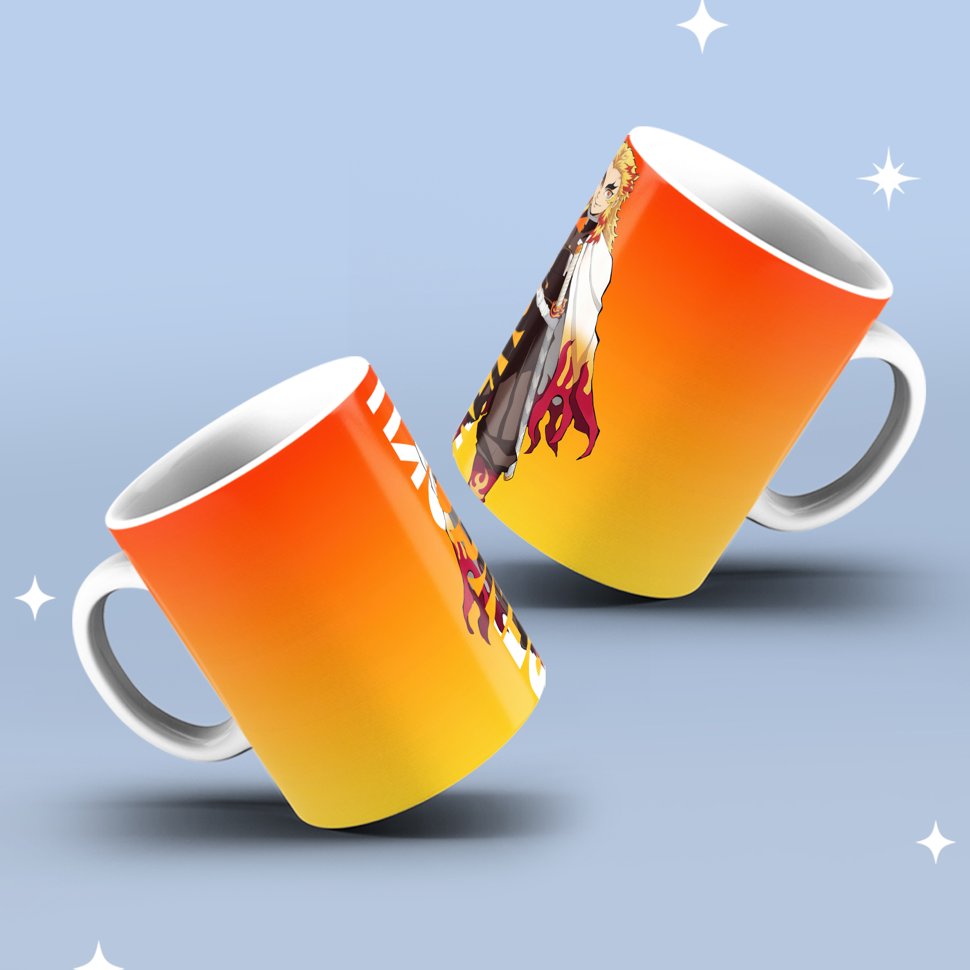 caneca Demon slayer Hashira Kyōjurō Rengoku - Imagem 3